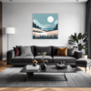 Moonlit Grass Living Room Demo