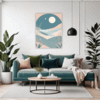 Moonlit Grass Living Room Demo