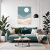 Moonlit Grass Living Room Demo