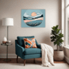 Moonlit Grass Living Room Demo