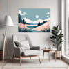 Moonlit Grass Living Room Demo