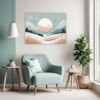 Moonlit Grass Living Room Demo