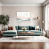 Moonlit Grass Living Room Demo