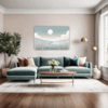Moonlit Grass Living Room Demo
