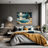 Moonlit Lighthouse Seashore Bedroom Demo