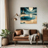 Moonlit Lighthouse Seashore Bedroom Demo