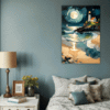 Moonlit Lighthouse Seashore Bedroom Demo