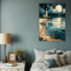 Moonlit Lighthouse Seashore Bedroom Demo