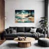 Moonlit Lighthouse Seashore Living Room Demo