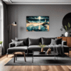 Moonlit Lighthouse Seashore Living Room Demo