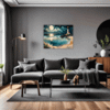 Moonlit Lighthouse Seashore Living Room Demo