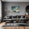Moonlit Lighthouse Seashore Living Room Demo