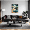 Moonlit Lighthouse Seashore Living Room Demo