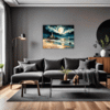 Moonlit Lighthouse Seashore Living Room Demo