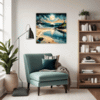 Moonlit Lighthouse Seashore Living Room Demo