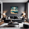 Moonlit Lighthouse Seashore Living Room Demo