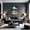 Moonlit Lighthouse Seashore Living Room Demo