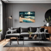 Moonlit Lighthouse Seashore Living Room Demo