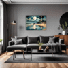 Moonlit Lighthouse Seashore Living Room Demo