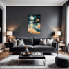 Moonlit Lighthouse Seashore Living Room Demo