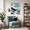 Moonlit Mountain Living Room Demo