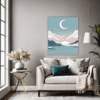 Moonlit Mountain Living Room Demo