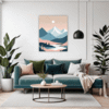 Moonlit Mountain Living Room Demo