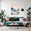 Moonlit Mountain Living Room Demo