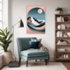 Moonlit Mountain Living Room Demo