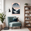 Moonlit Mountain Living Room Demo