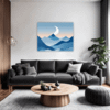 Moonlit Mountain Living Room Demo