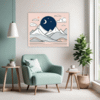 Moonlit Mountain Living Room Demo