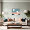 Moonlit Mountain Living Room Demo