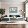 Moonlit Mountain Living Room Demo