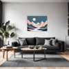 Moonlit Mountain Living Room Demo
