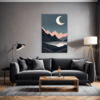 Moonlit Mountain Living Room Demo