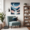 Moonlit Mountain Living Room Demo