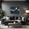 Moonlit Mountain Living Room Demo