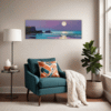 Moonlit Ocean Escape Living Room Demo
