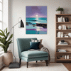 Moonlit Ocean Escape Living Room Demo