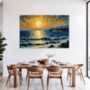 Moonlit Sea Impressions Dining Room Demo