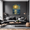 Moonlit Sea Impressions Living Room Demo