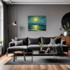 Moonlit Sea Impressions Living Room Demo