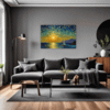 Moonlit Sea Impressions Living Room Demo