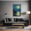 Moonlit Sea Impressions Living Room Demo