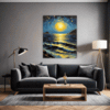 Moonlit Sea Impressions Living Room Demo