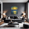 Moonlit Sea Impressions Living Room Demo