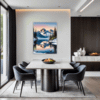 Mountain Lake Sunrise Dining Room Demo