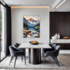 Mountain Lake Sunrise Dining Room Demo
