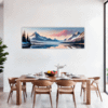 Mountain Lake Sunrise Dining Room Demo
